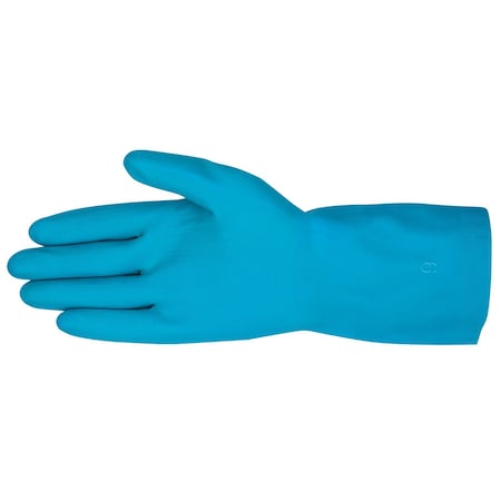 Mcr Safety Gloves, Unlined Blue Latex , Straight Cuff, M, 12PK 5180B
